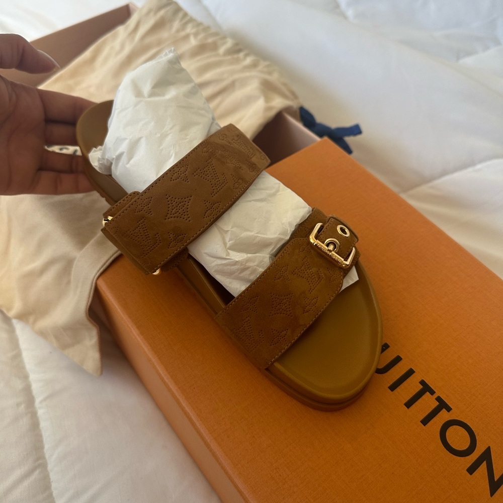 LV bom Dia Flat Comfort Mule - Picture 4 of 10